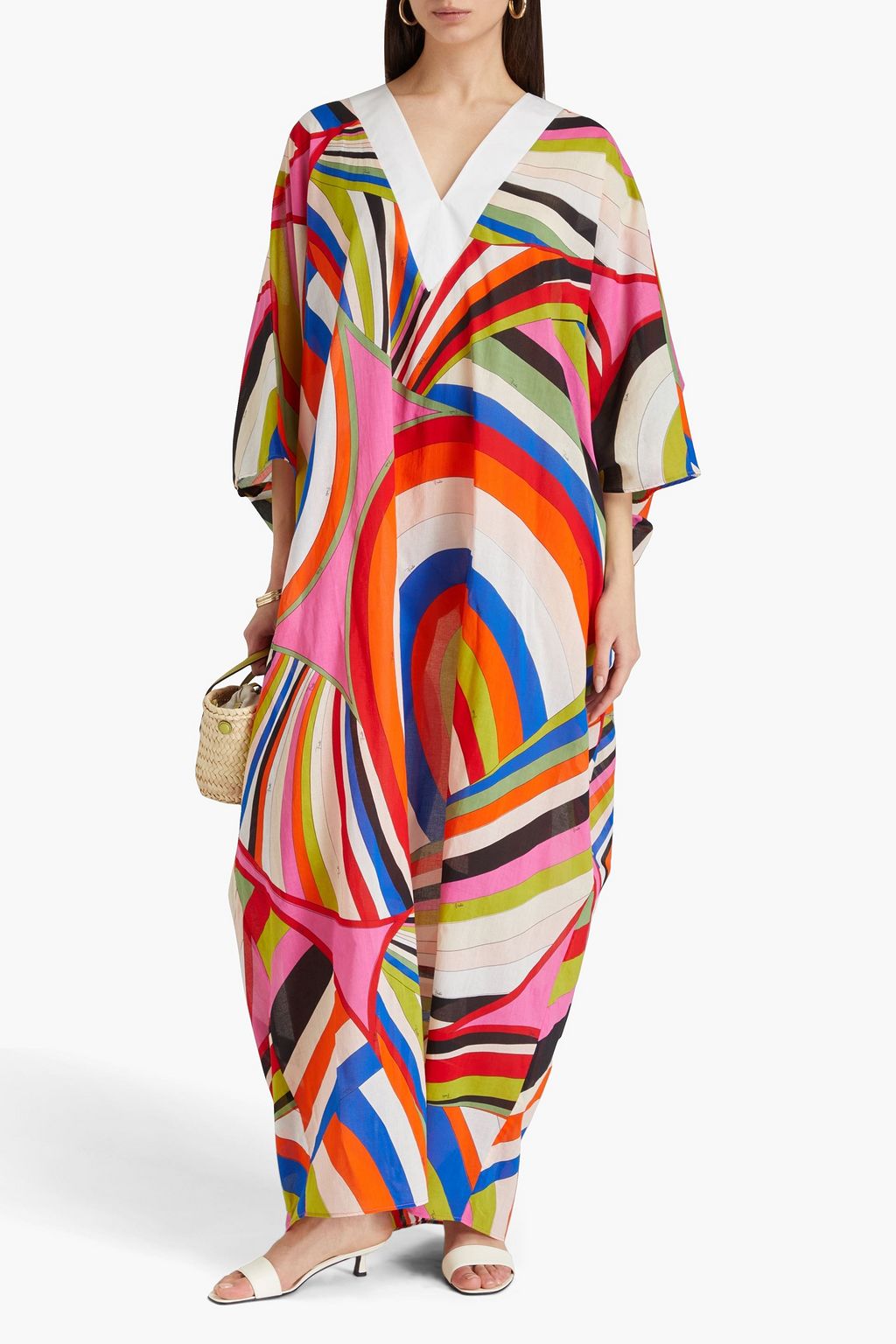 PUCCI Bedruckter Kaftan aus Baumwollmusselin