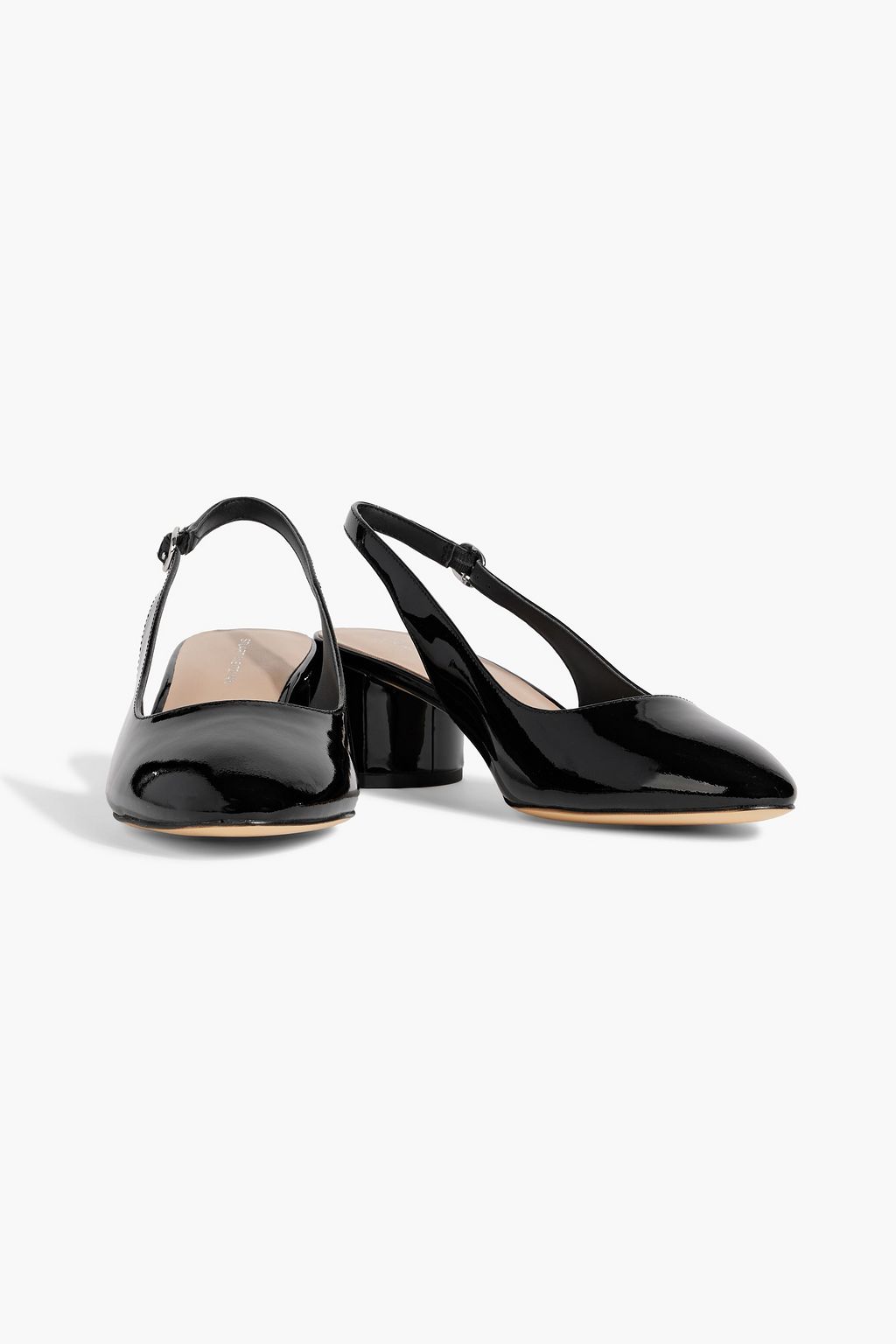 STUART WEITZMAN Bridget パテントレザー スリングバックパンプス