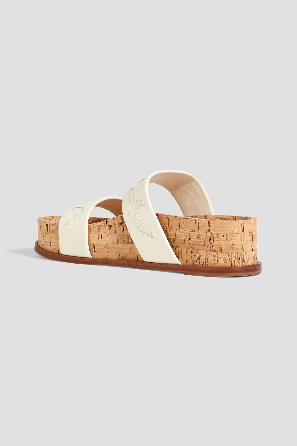GABRIELA HEARST Striker laser-cut leather platform sandals