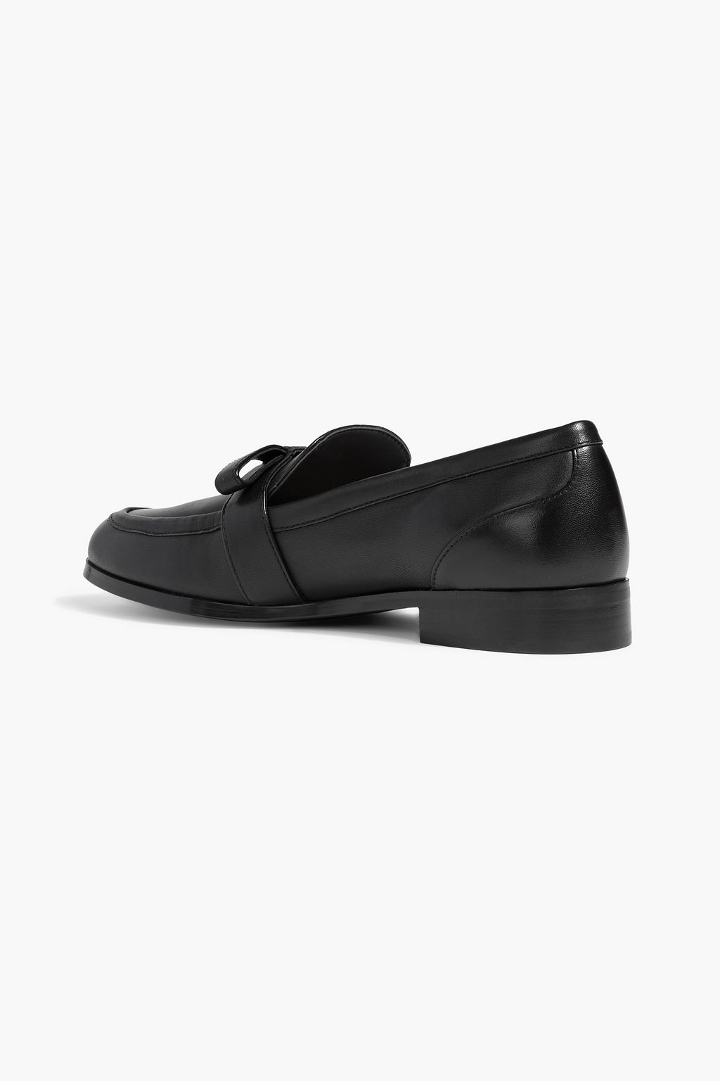 STUART WEITZMAN Emma レザー ローファー リボン付き