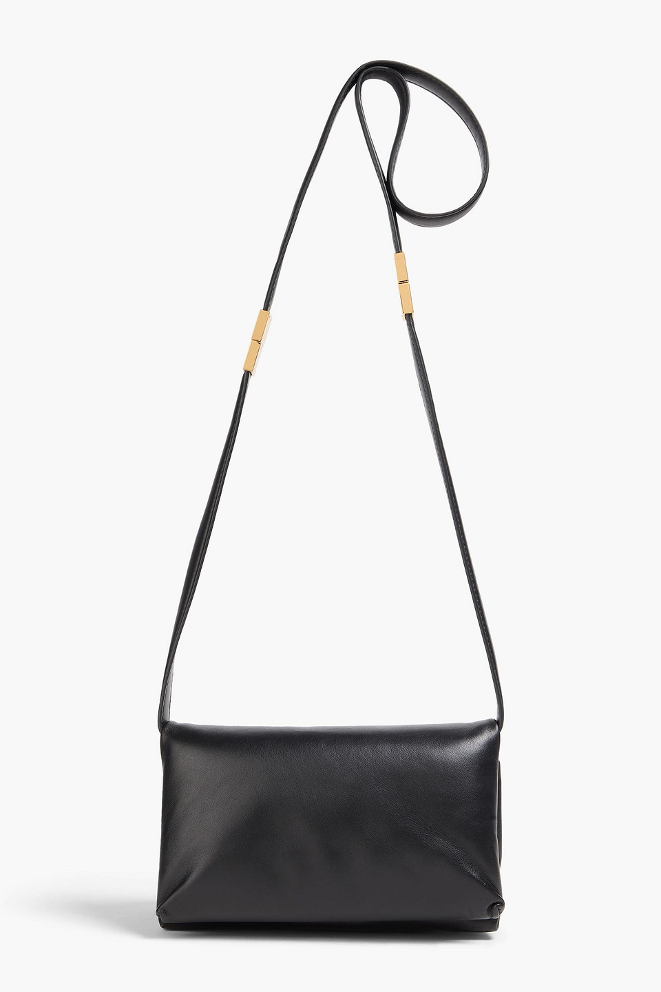 marni - prisma leather cross-body bag - black - onesize