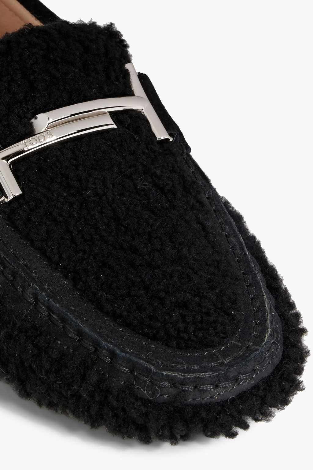 TOD'S Double T shearling loafers