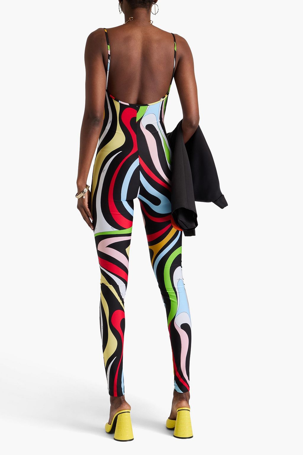 PUCCI Printed stretch-jersey jumpsuit