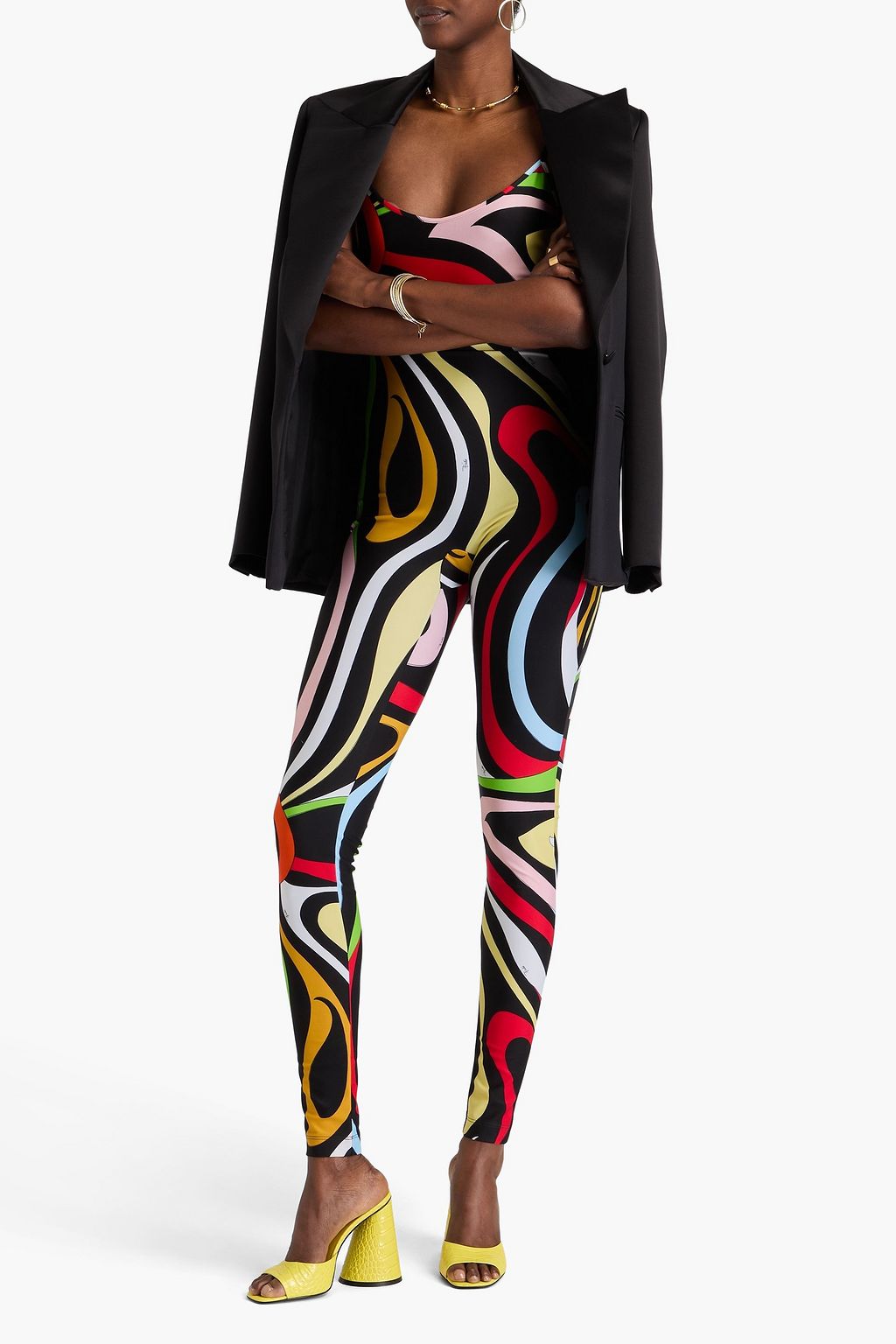 PUCCI Printed stretch-jersey jumpsuit