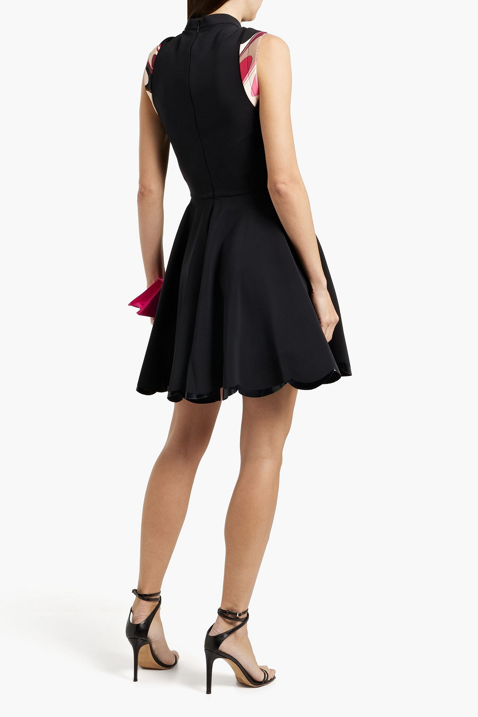 Pucci Stretch-crepe Mini Dress In Black