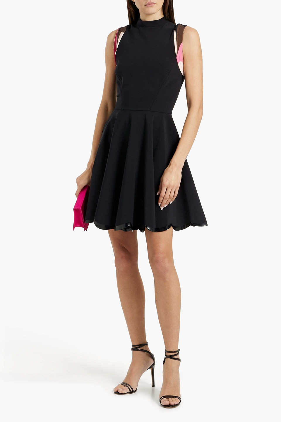 Pucci Stretch-crepe Mini Dress In Black