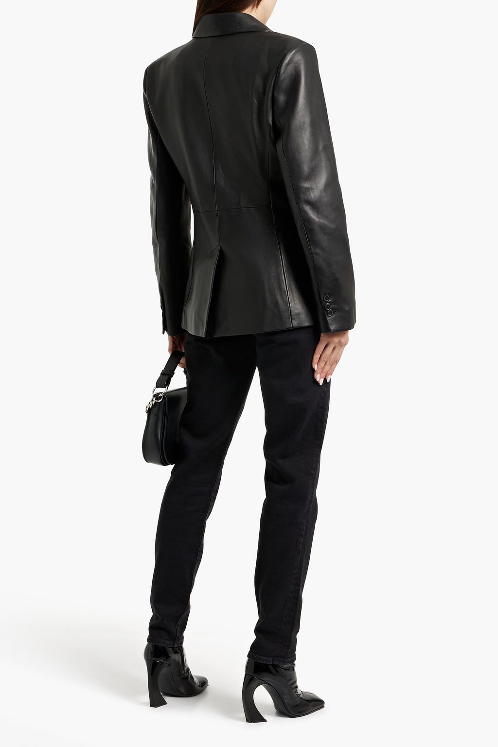 FRAME The Femme leather blazer