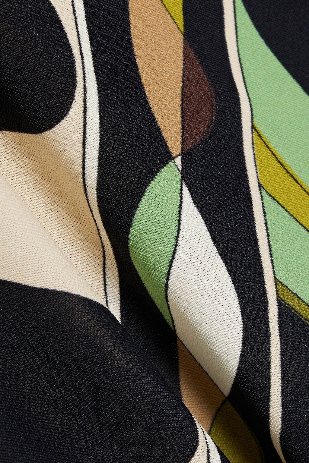 PUCCI Printed stretch-jersey halterneck wide-leg jumpsuit