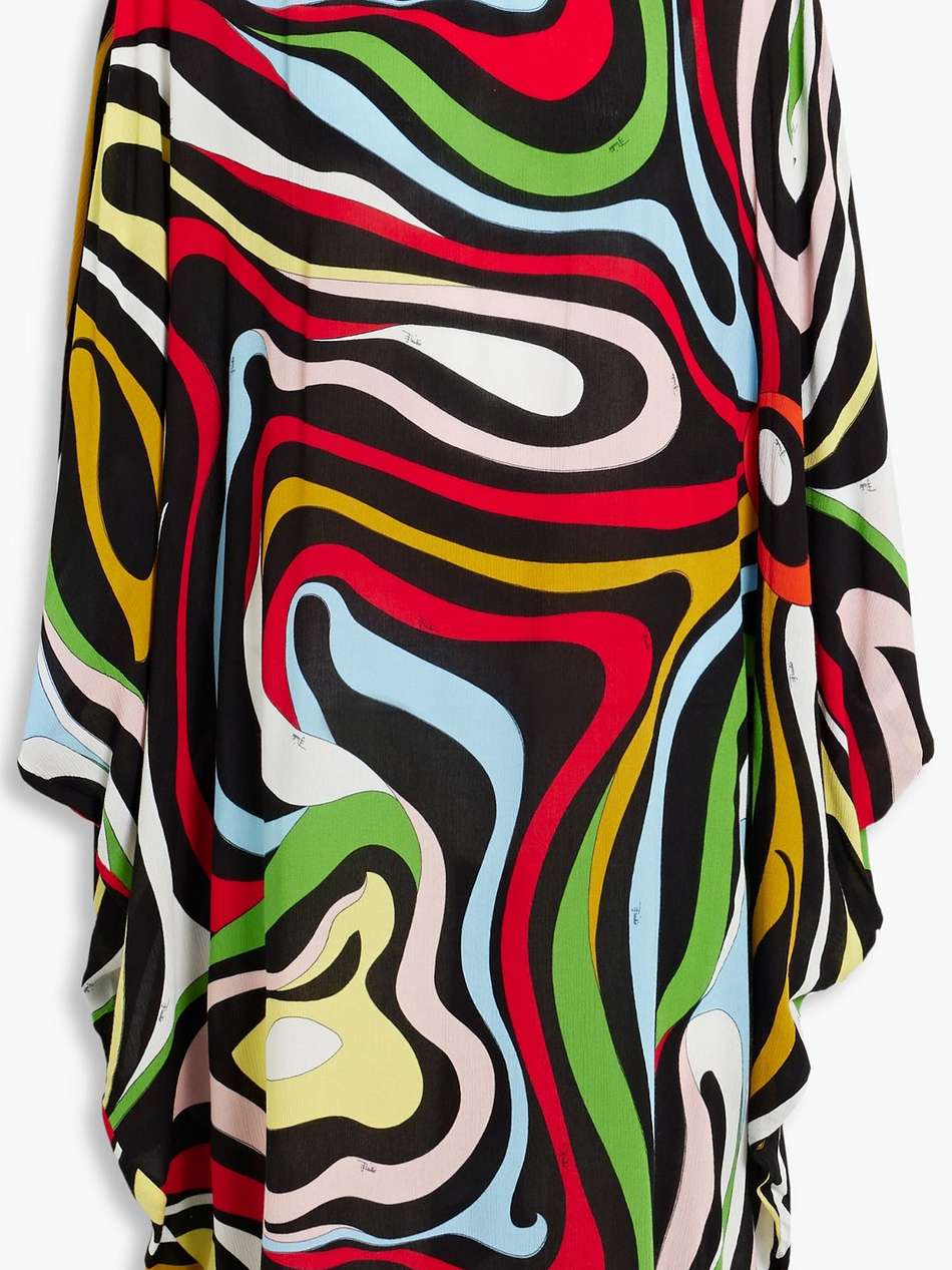 printed georgette dress