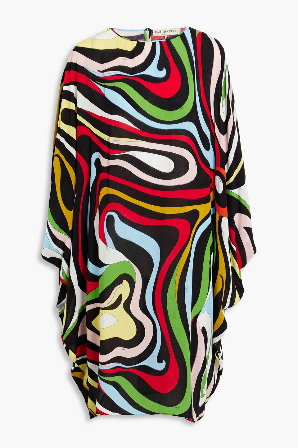 Pucci Printed Kaftan In Black