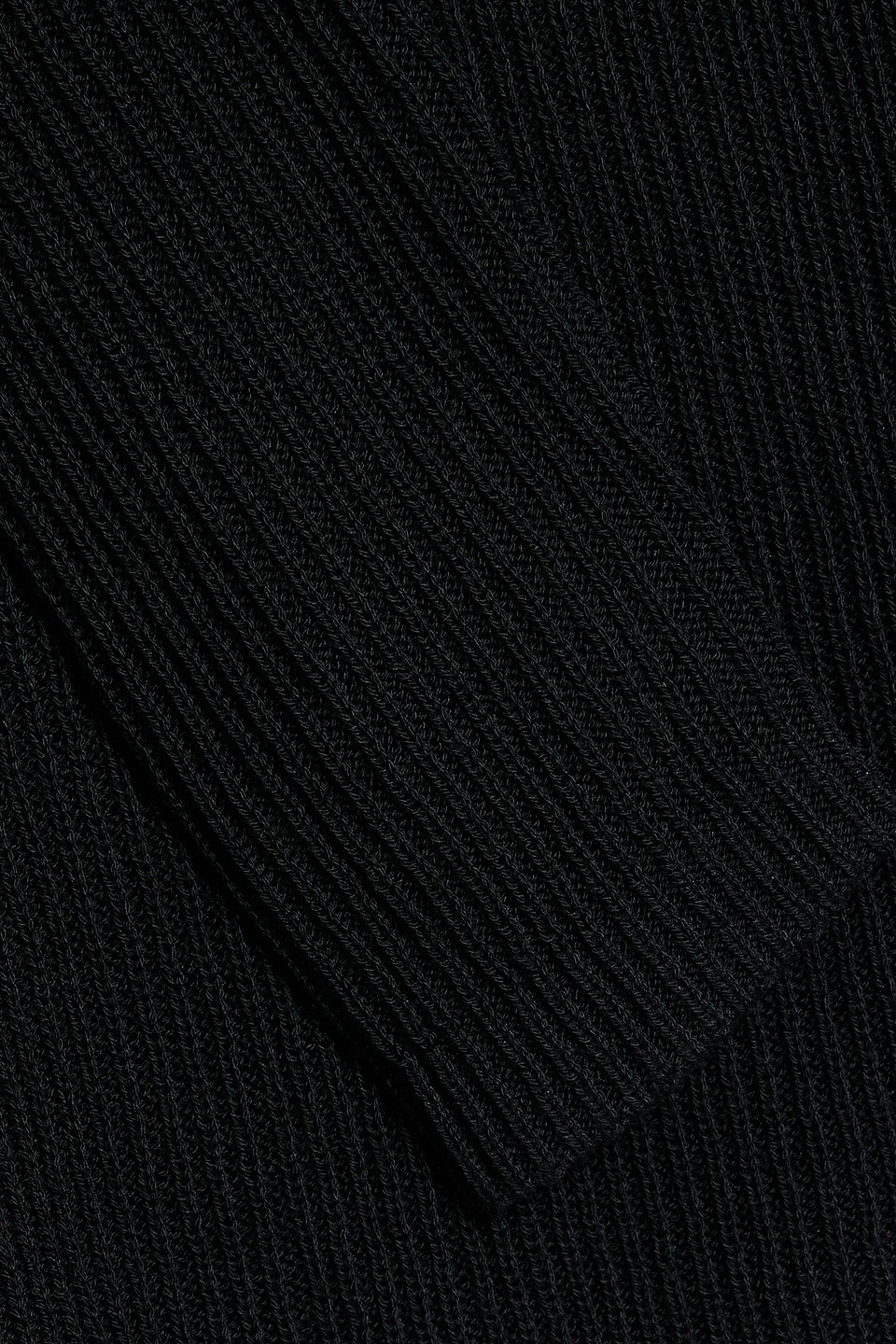 Shop By Malene Birger Rinah Ribbed Tencel™ Lyocell Sweater In Black