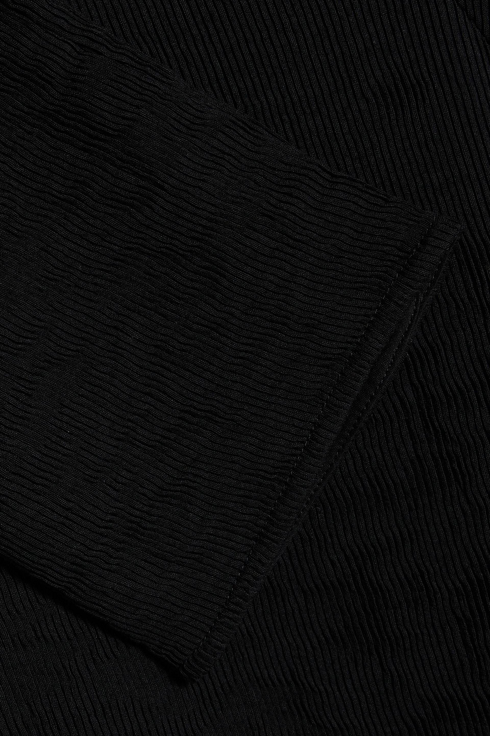 By Malene Birger Kalima Plissé-ecovero™-blend Mini Dress In Black