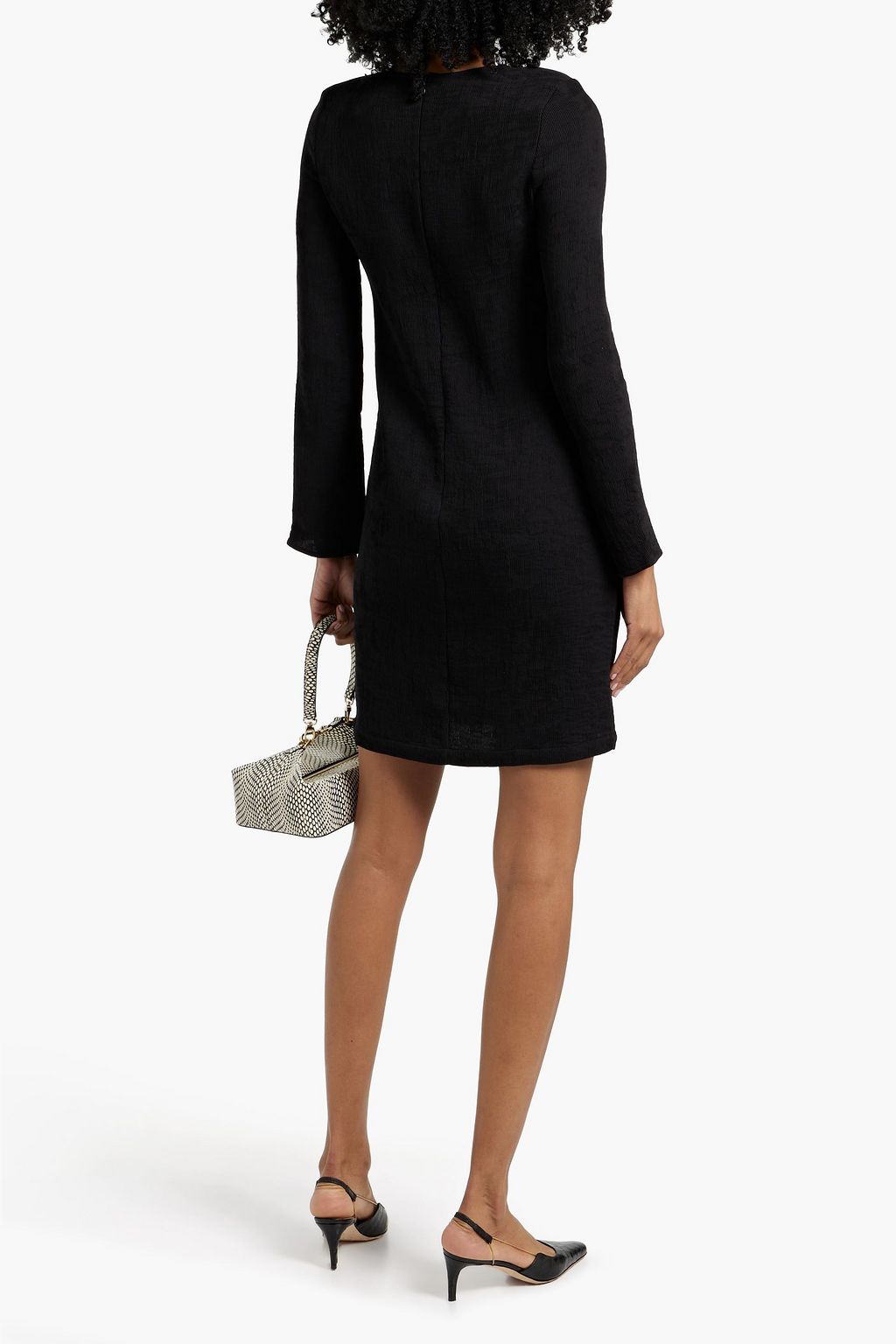 BY MALENE BIRGER Kalima plissé ECOVERO-blend crepe mini dress