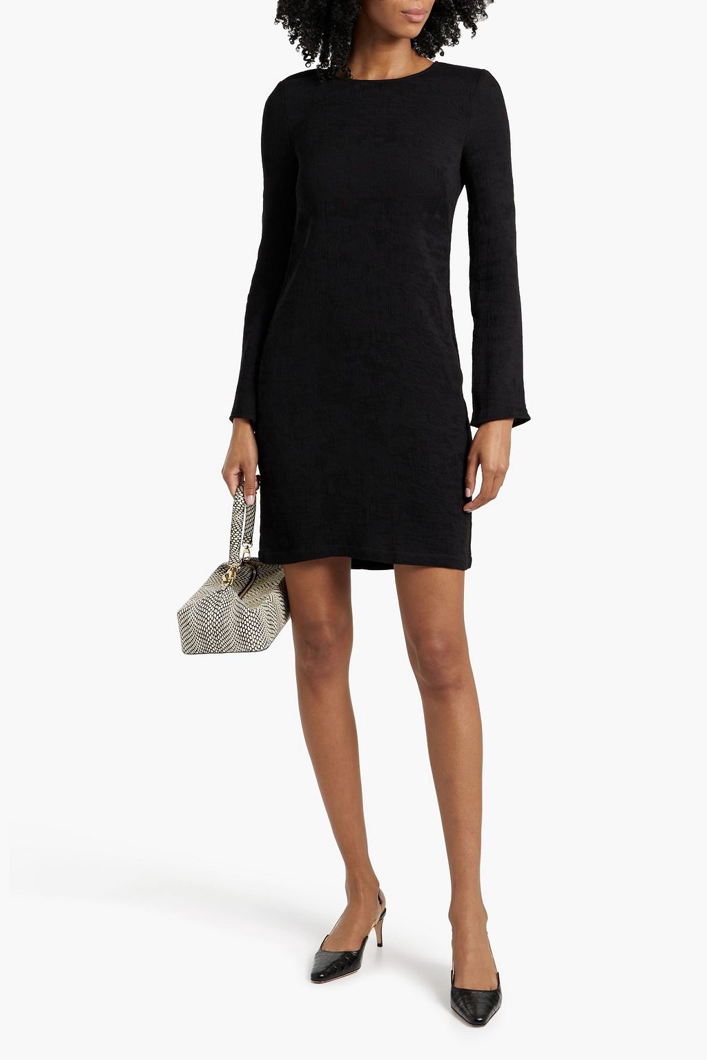 BY MALENE BIRGER Kalima plissé ECOVERO-blend crepe mini dress