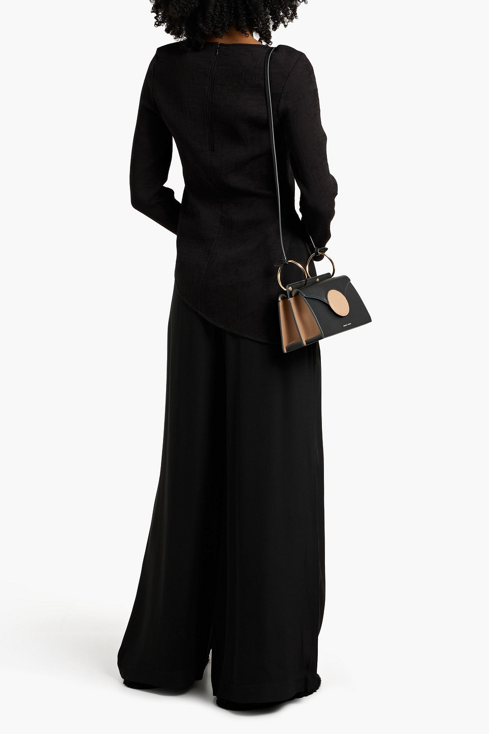By Malene Birger Simone Asymmetric Blouse In Black