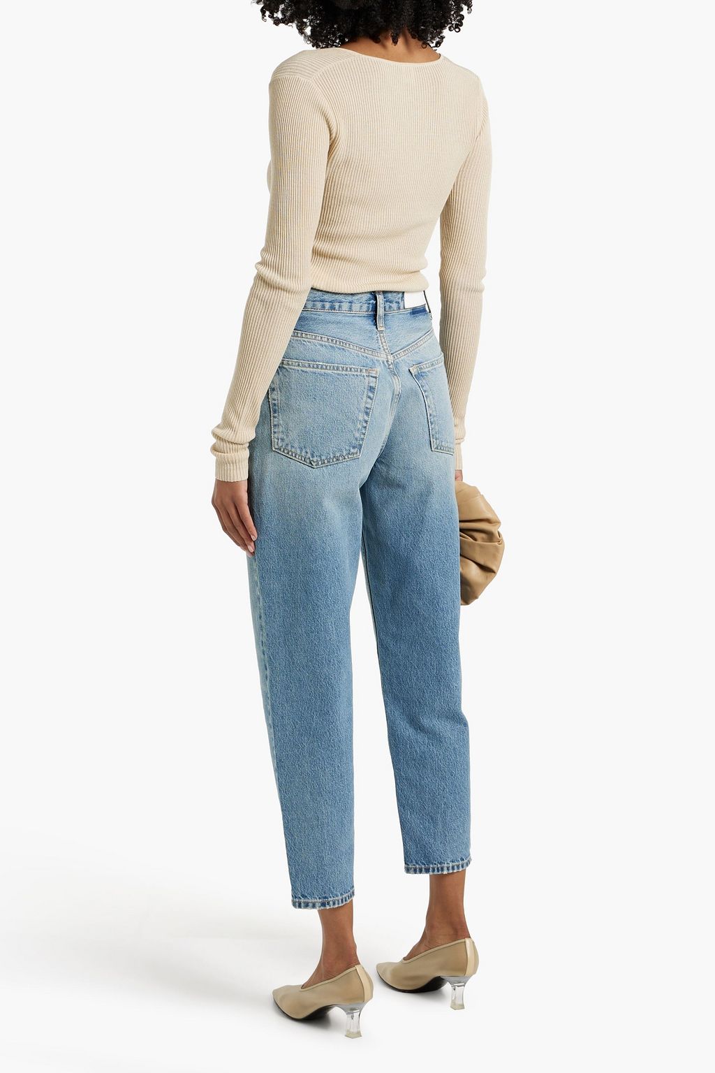 BY MALENE BIRGER Rinah ribbed TENCEL™ Lyocell sweater
