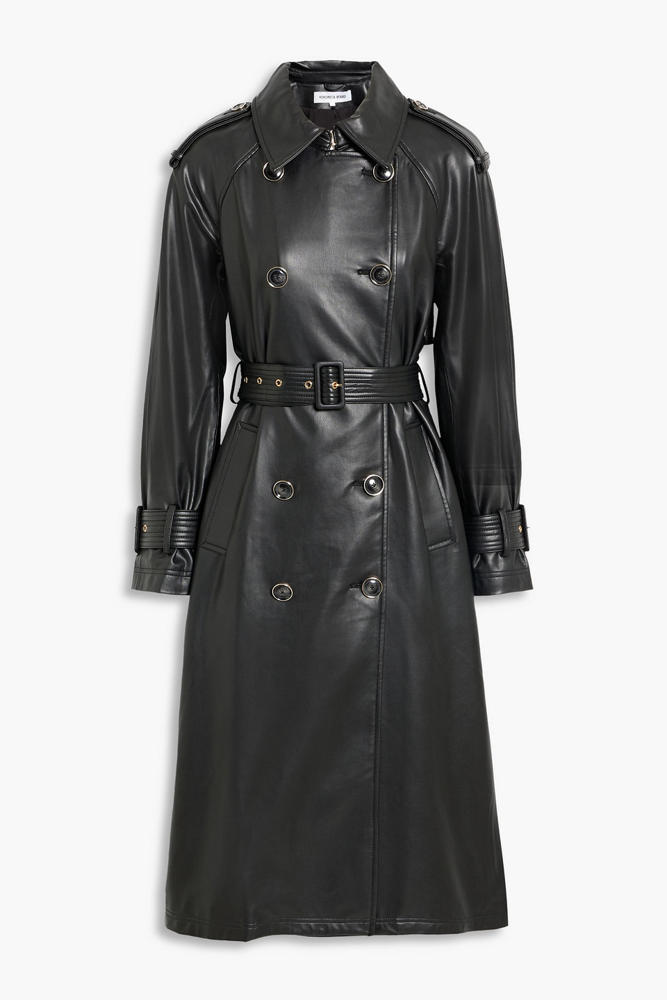 Veronica Beard Connely Dickey Trench Coat In Black