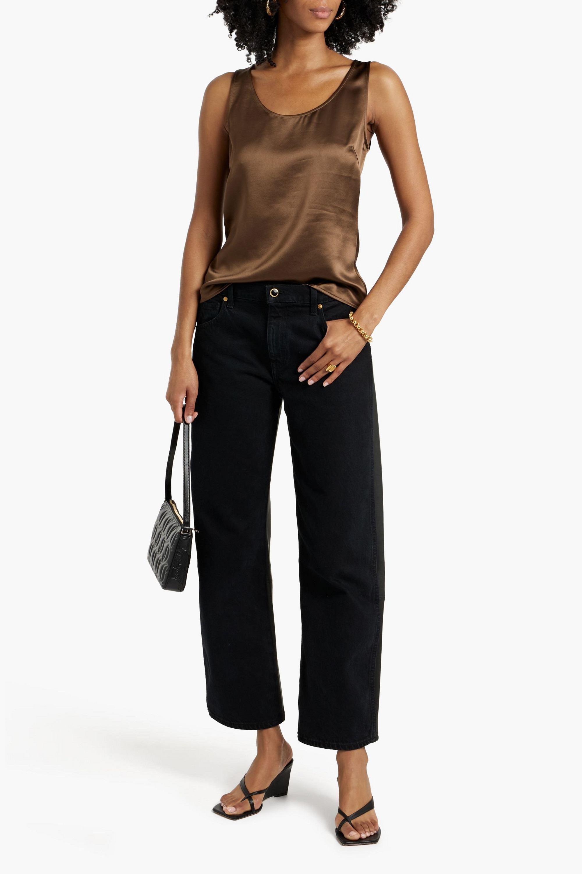 By Malene Birger Jacie satin tank