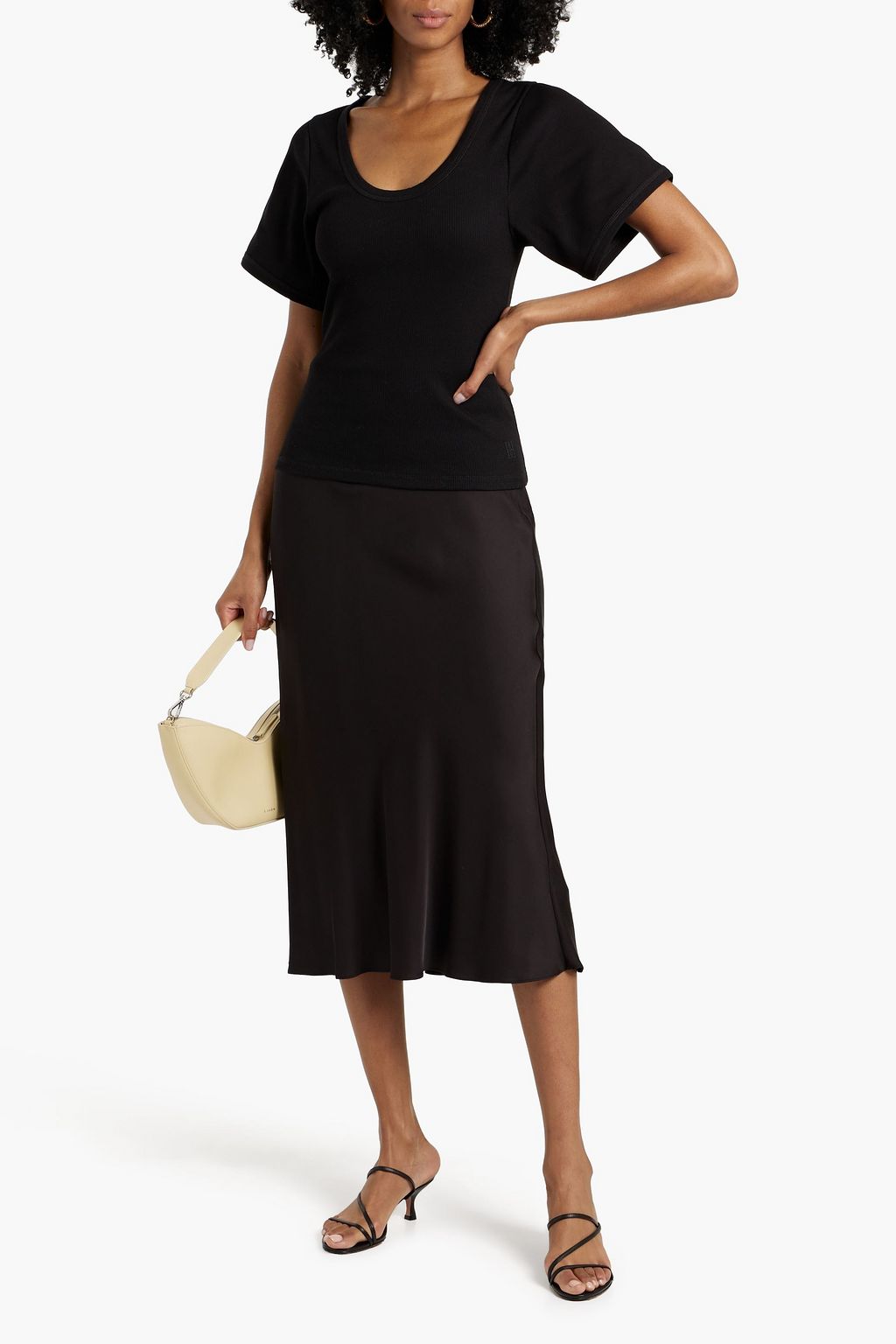 BY MALENE BIRGER Lunai ribbed cotton-blend top