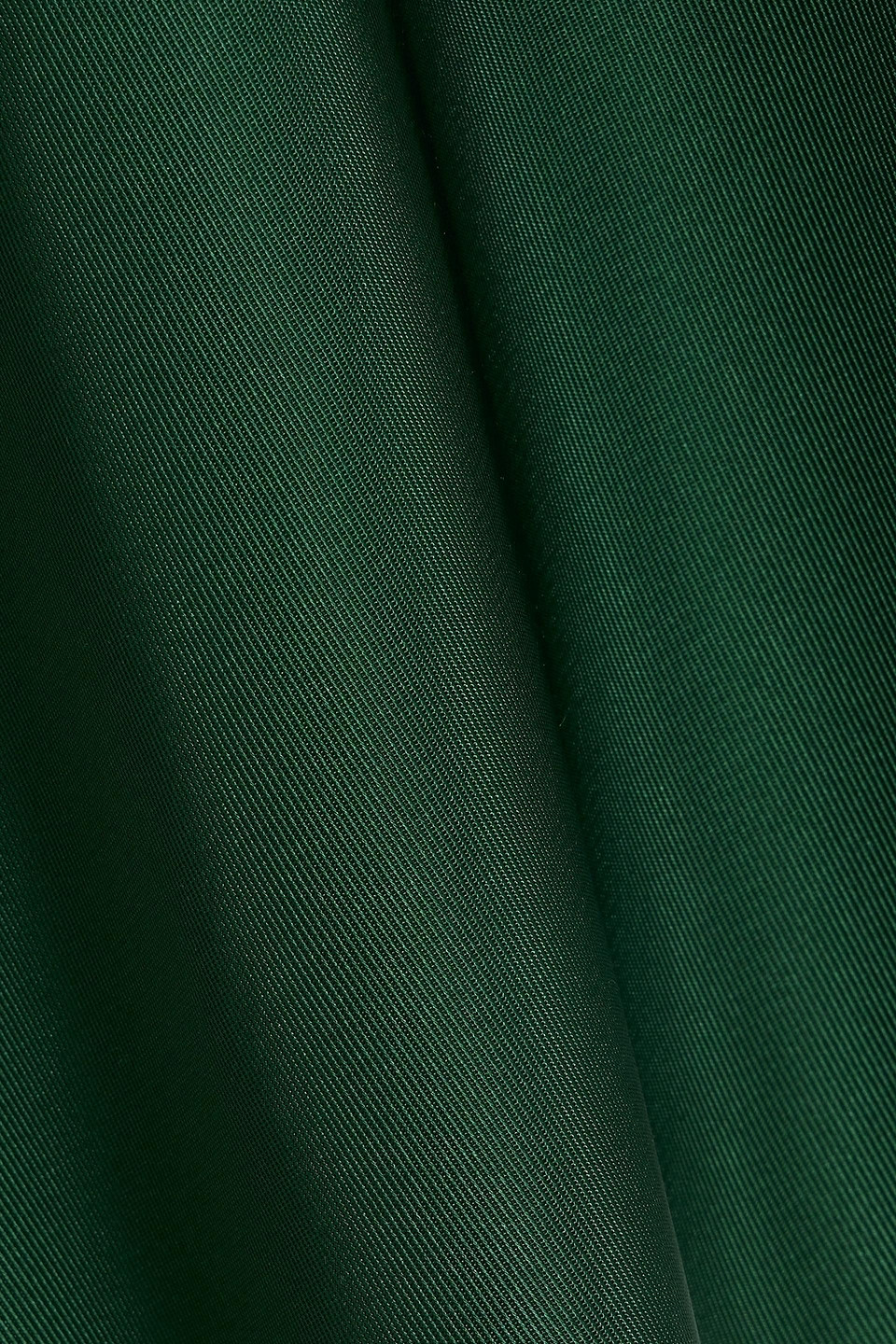 Shop By Malene Birger Boshan Twill Midi Skirt In Forest Green