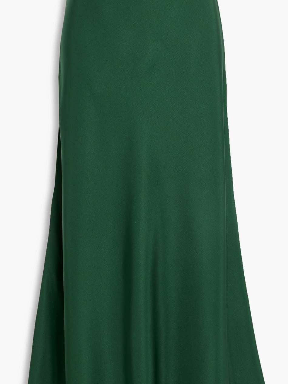 boshan twill midi skirt