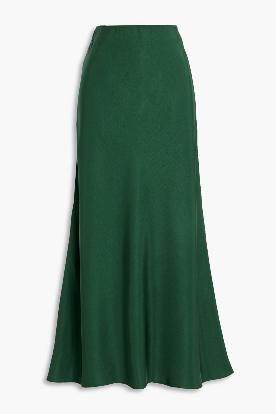 By Malene Birger Boshan Twill Midi Skirt In Forest Green