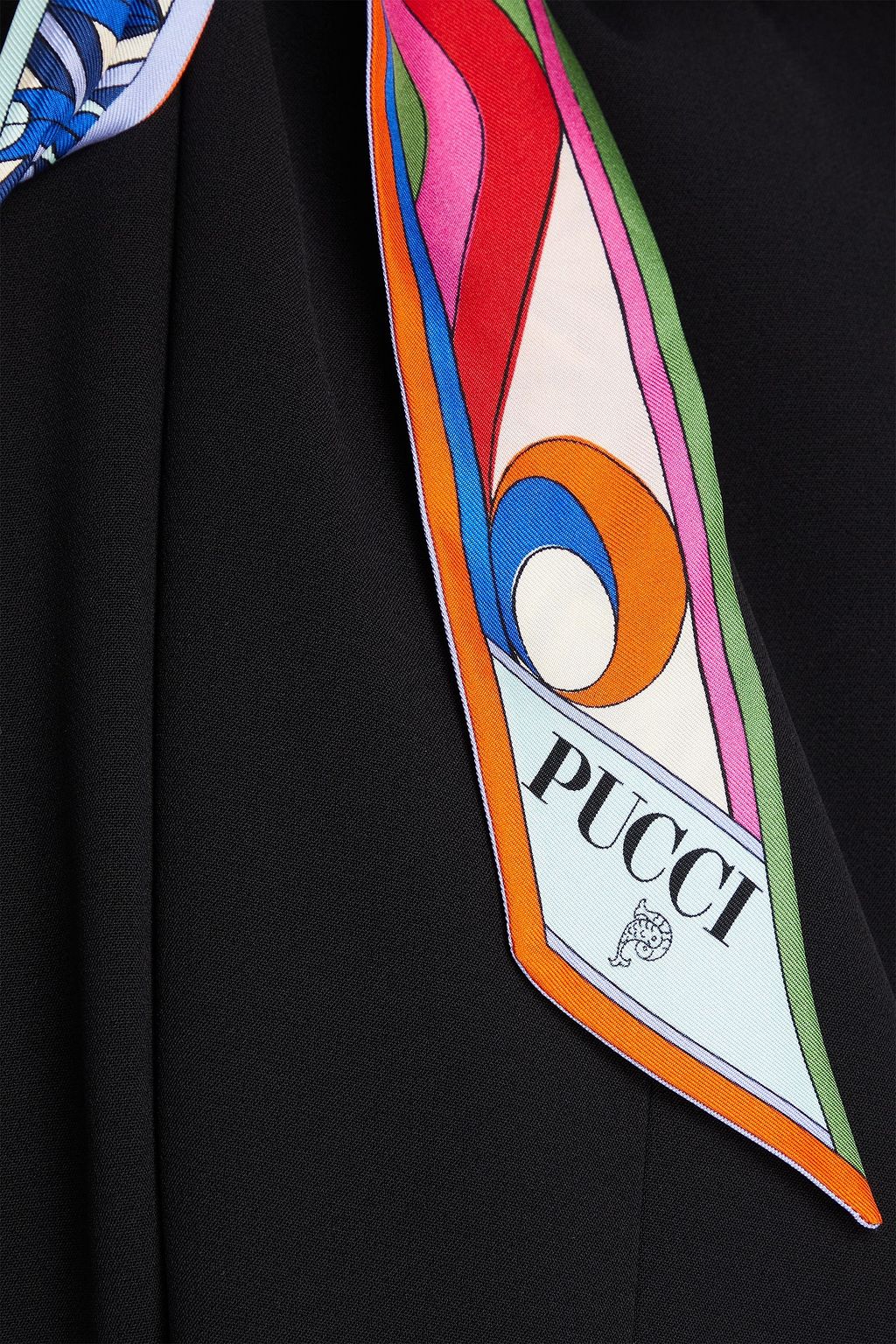 PUCCI Embellished stretch-crepe halterneck maxi dress