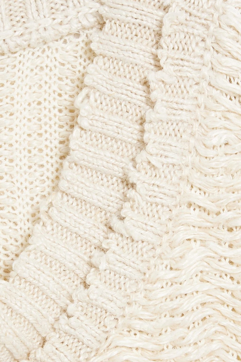 MAISON MARGIELA Distressed hemp and cotton-blend sweater