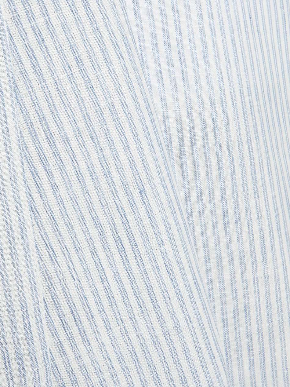 striped linen maxi dress