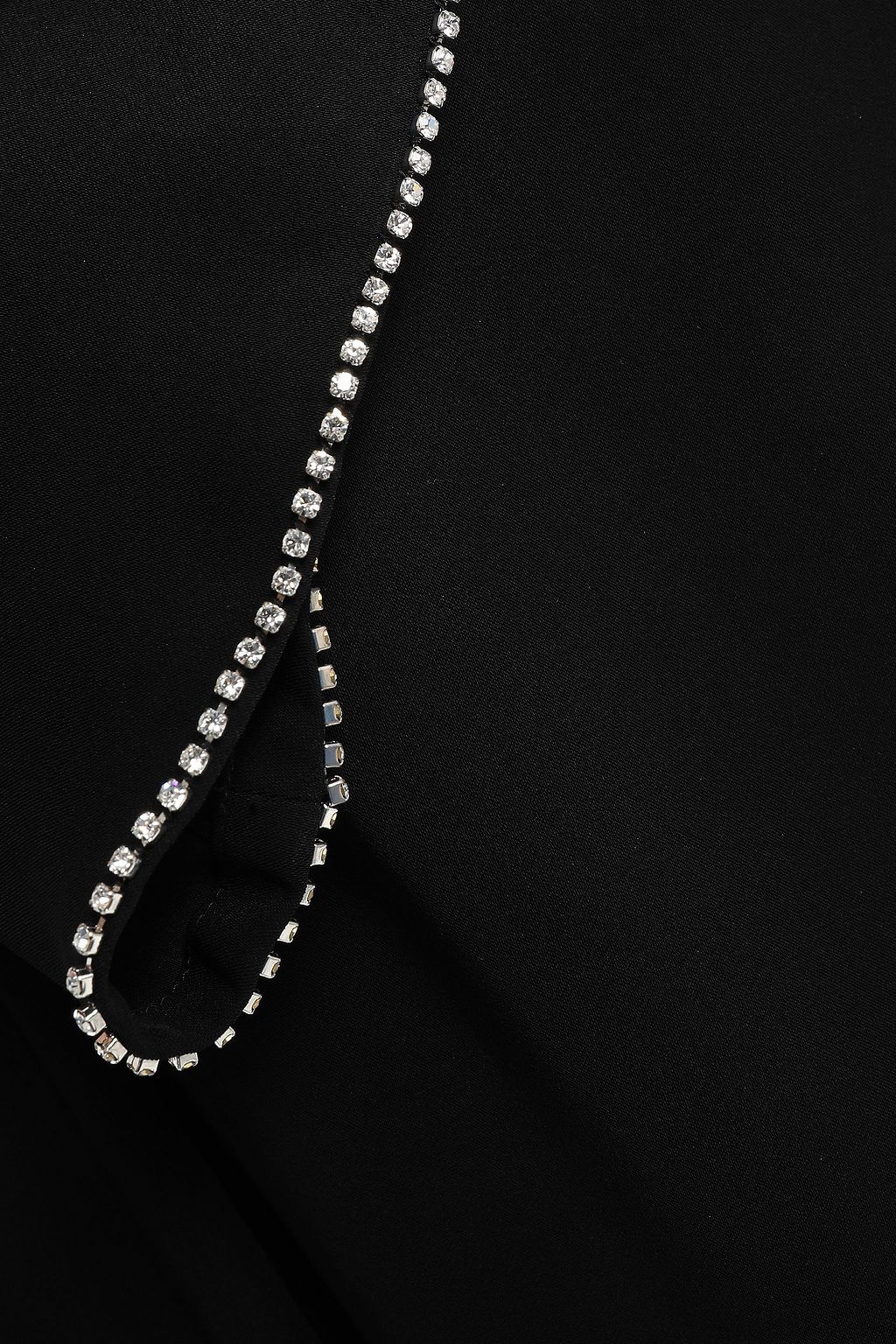 MCQ ALEXANDER MCQUEEN Crystal-embellished cady mini dress