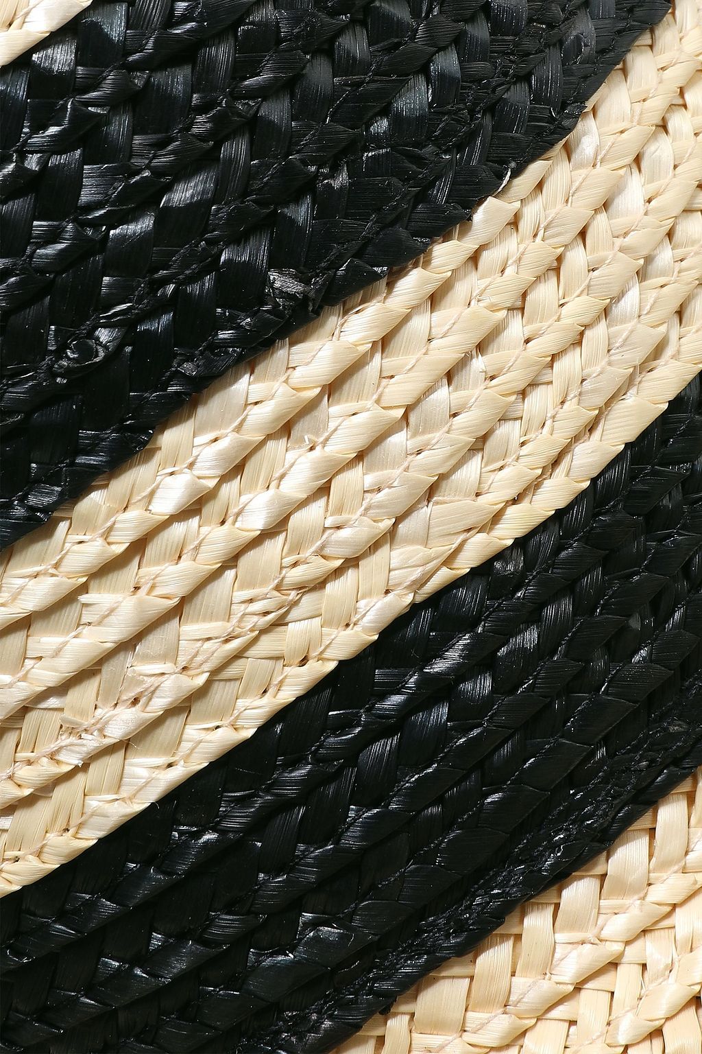 EUGENIA KIM Striped straw sun hat