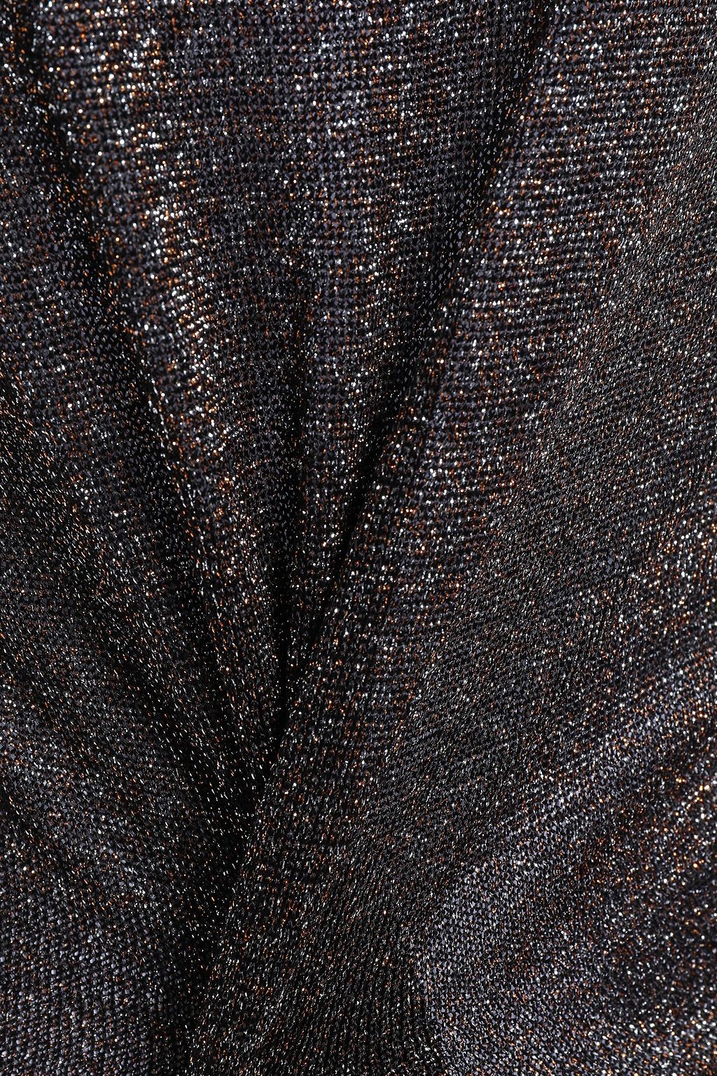 MISSONI Metallic crochet-knit tank