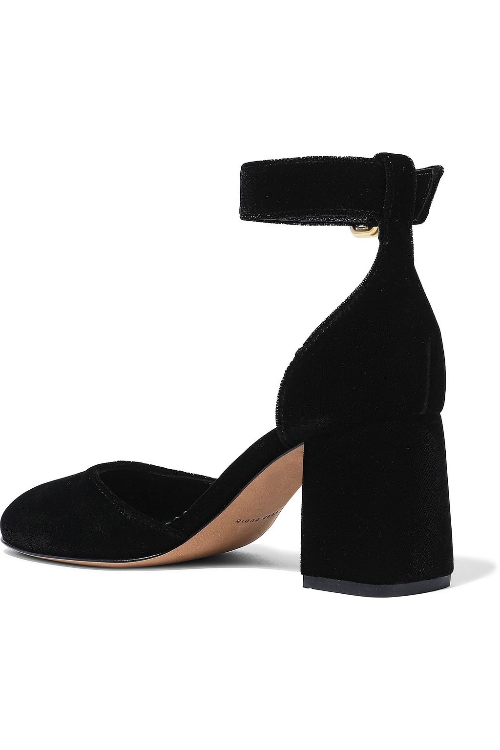 RED(V) Velvet pumps