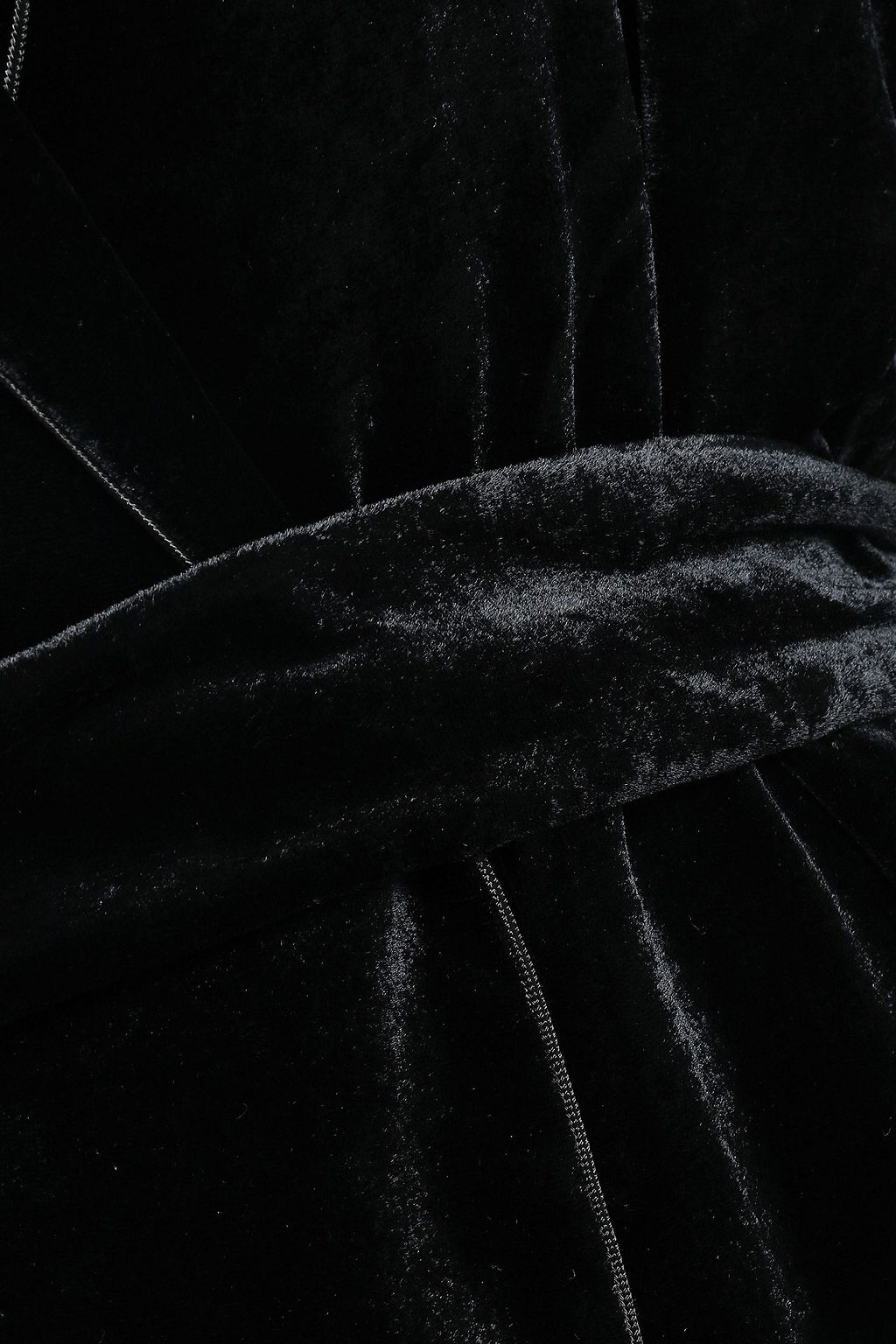 RACIL Grace belted velvet robe