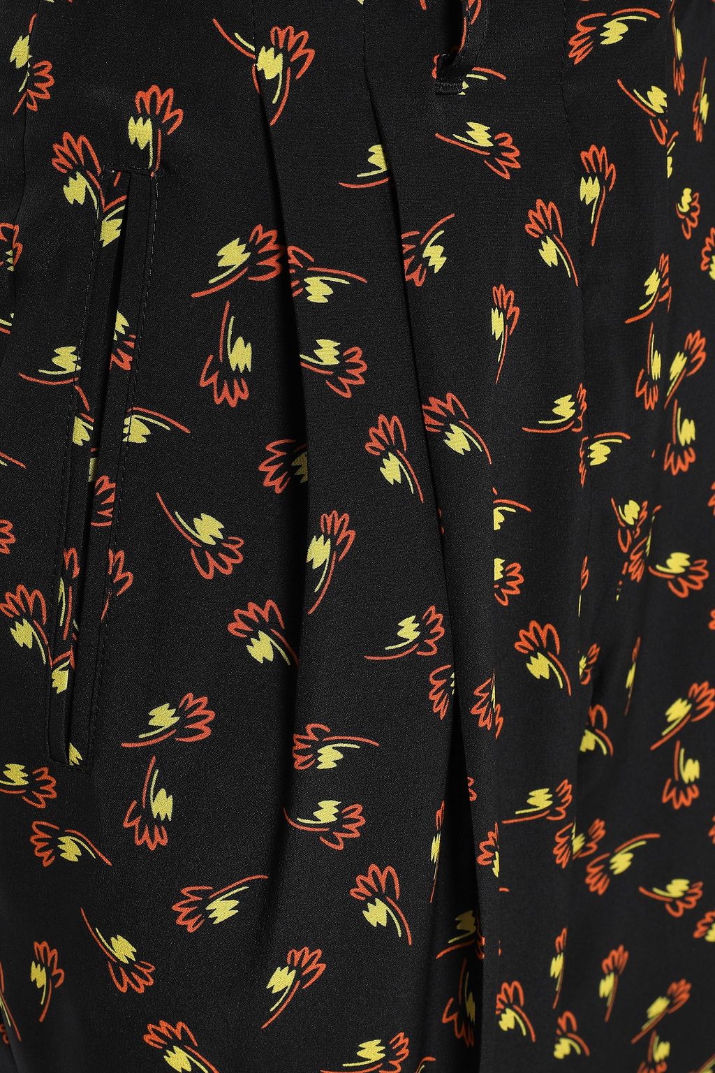ETRO Printed silk crepe de chine wide-leg pants