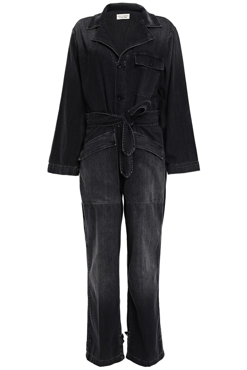 nili lotan denim jumpsuit
