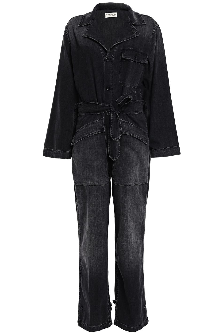 nili lotan denim jumpsuit