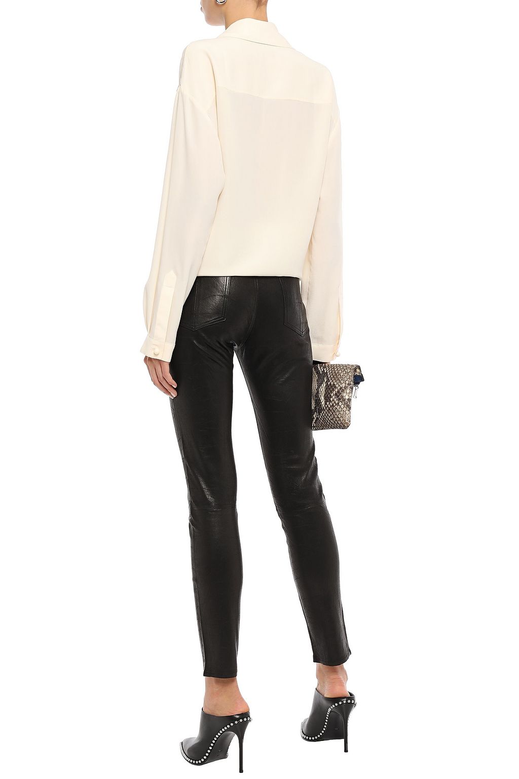 RAG & BONE Leather skinny pants