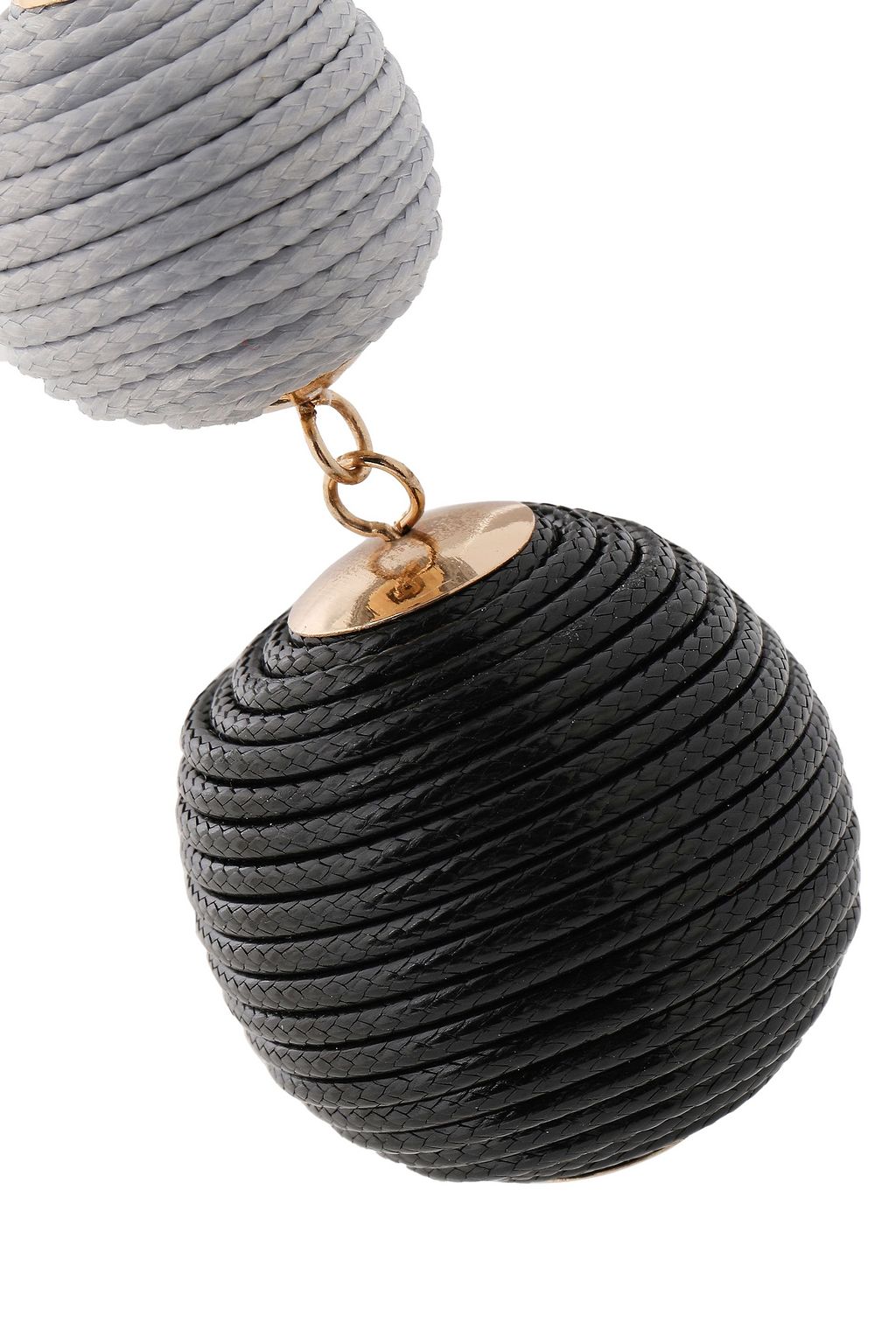 KENNETH JAY LANE Gold-plated cord earrings