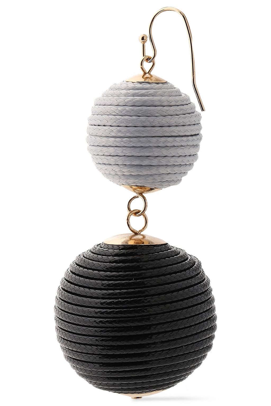 KENNETH JAY LANE Gold-plated cord earrings