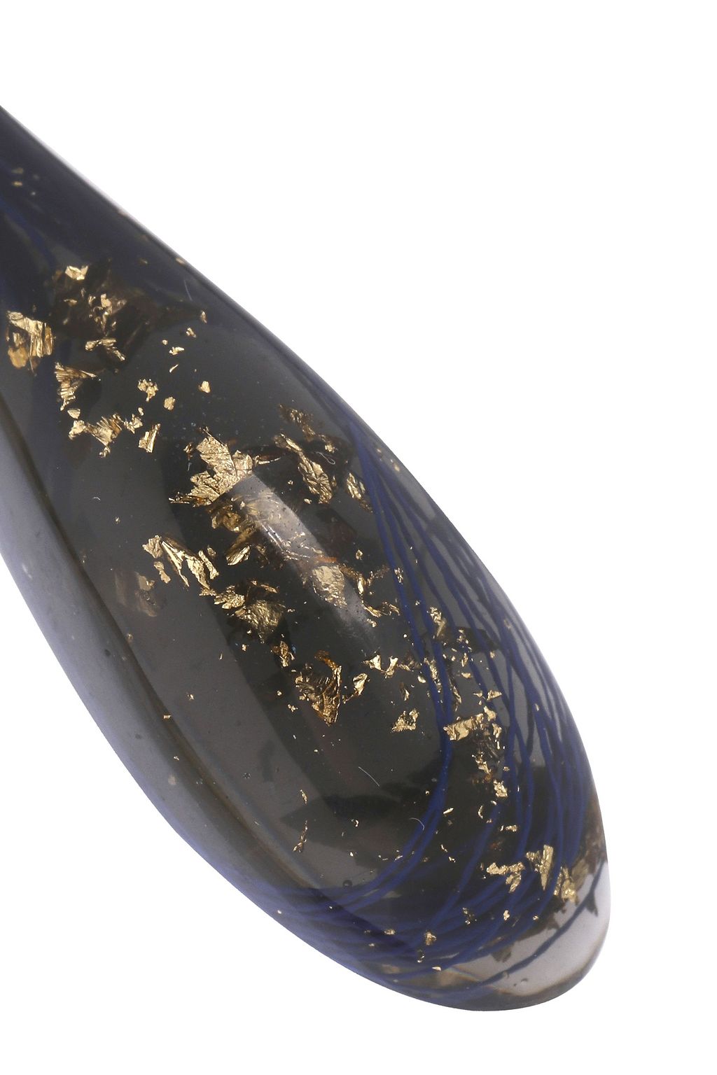EJING ZHANG Hali 18-karat gold-plated resin earrings
