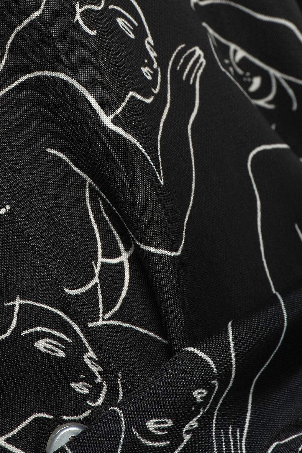 BY MALENE BIRGER Belted printed twill shirt dress