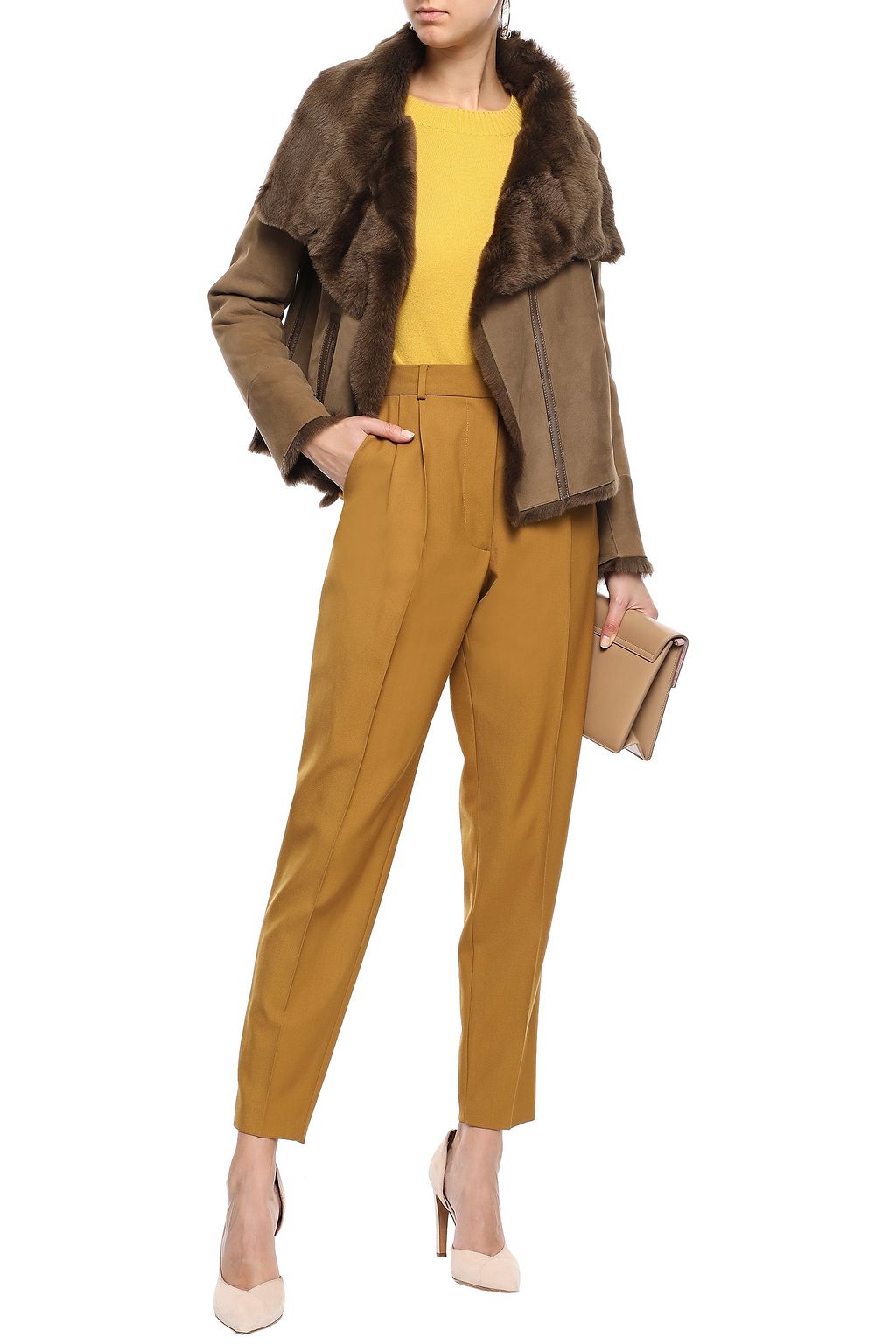 METEO BY YVES SALOMON Reversible shearling jacket