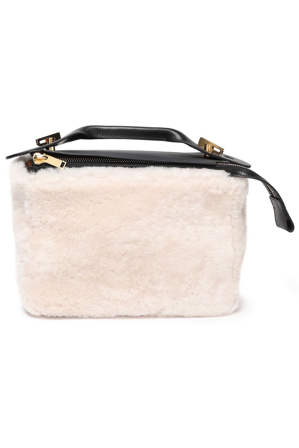 SOPHIE HULME The Bolt shearling and leather shoulder bag