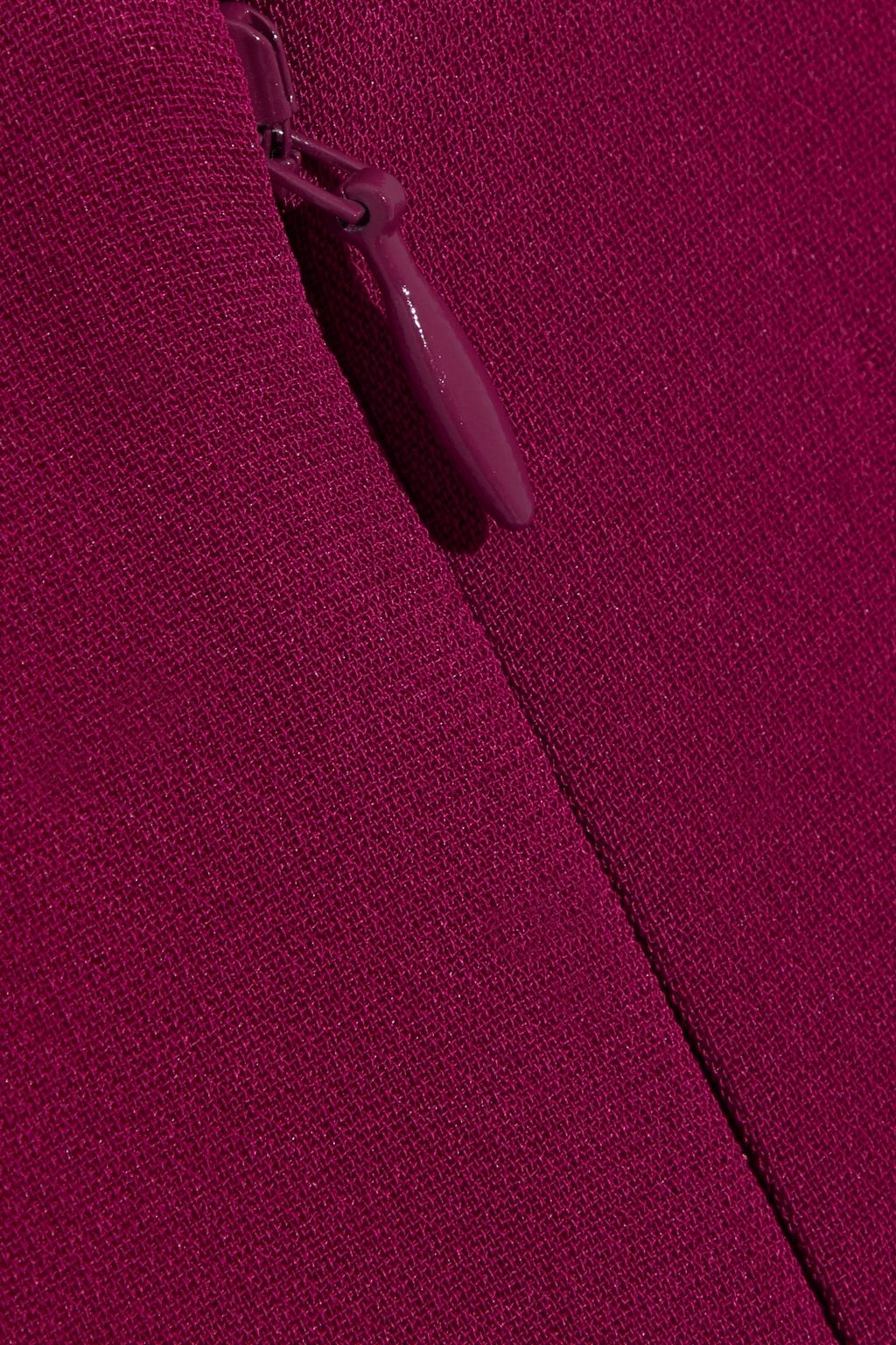 CINQ À SEPT Fluted strapless crepe midi dress