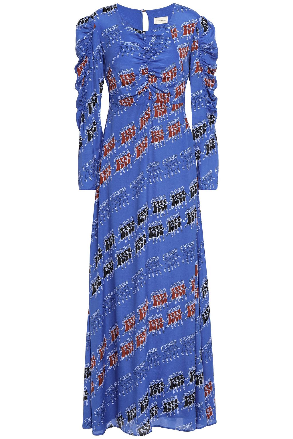 cobalt blue maxi dress