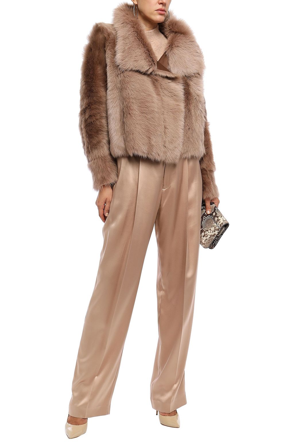 METEO BY YVES SALOMON Reversible shearling jacket