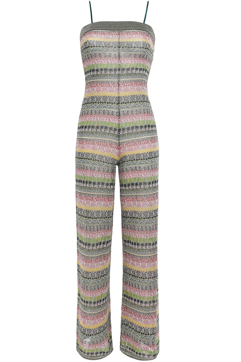 metallic overalls