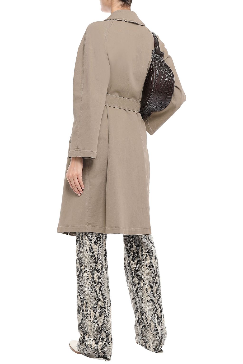MASSCOB Cotton-blend gabardine trench coat
