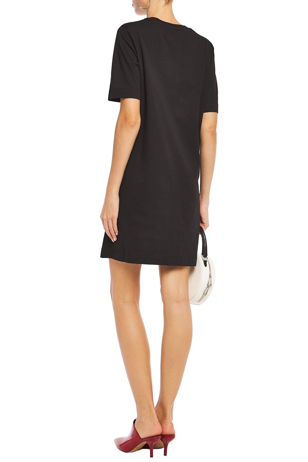 LOVE MOSCHINO Printed cotton-jersey mini dress